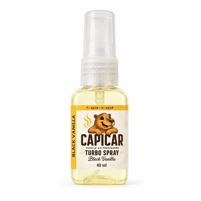 Capicar Turbo Spray Black Vanilla